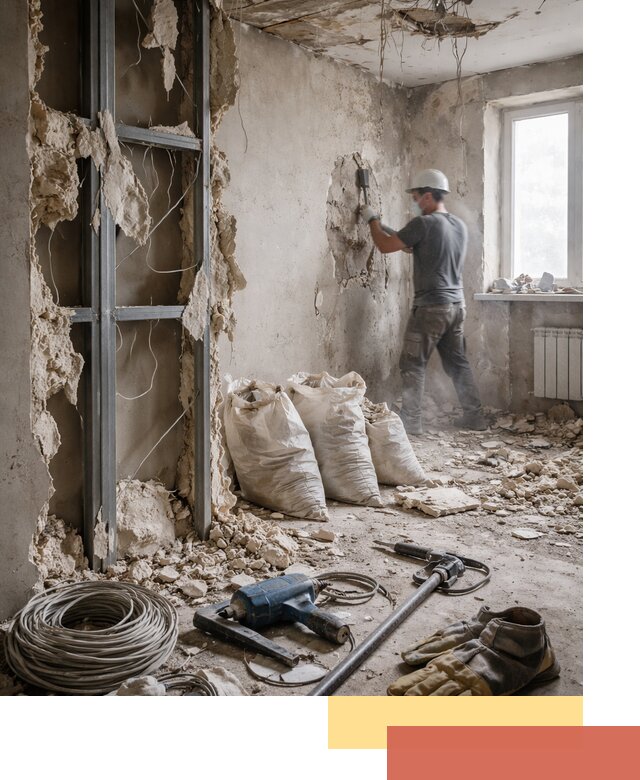 Профессиональный демонтаж зданий и конструкций в Сегеже