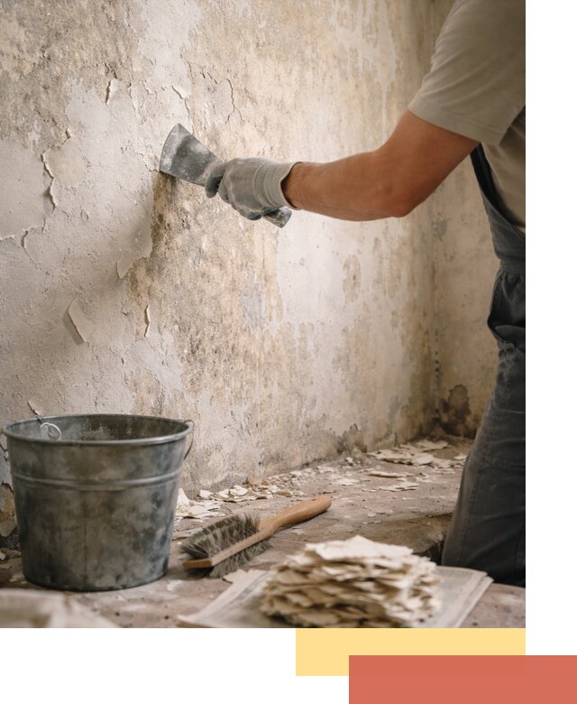 Удаление старой краски со стен в Сегеже качественно и быстро