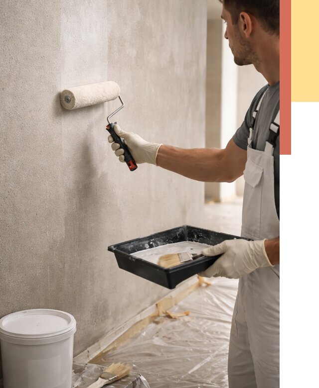 Грунтовка стен в Сегеже от 2289 руб. м2 — быстро, недорого, с материалом | ОТДЕЛОЧНИК-Сгж