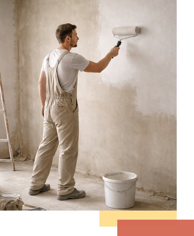 Грунтовка стен под отделку в Сегеже профессиональным раствором