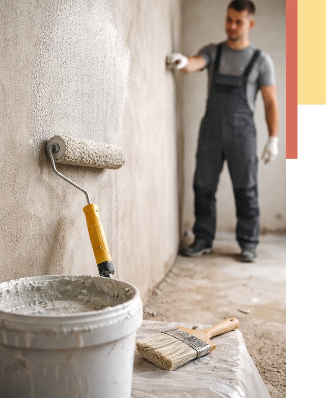 Нанесение бетоноконтакта на стены в Сегеже от 4370 руб. быстро и недорого | ОТДЕЛОЧНИК-Сгж