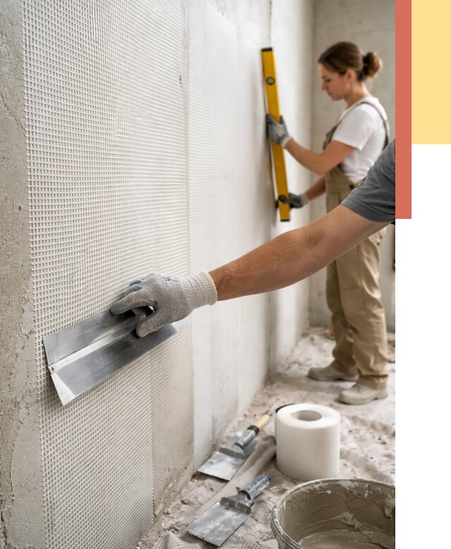 Армирование стен стеклосеткой в Сегеже от 3330 руб. под ключ | ОТДЕЛОЧНИК-Сгж