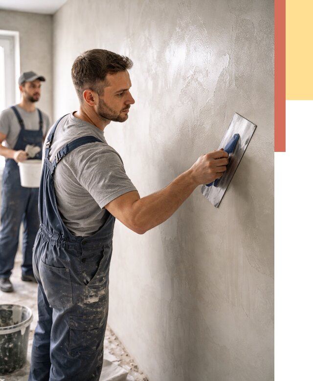 Глянцевание штукатурки стен в Сегеже от 7804 руб. — услуги и затирка | ОТДЕЛОЧНИК-Сгж