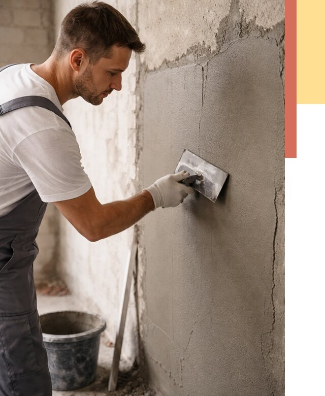 Штукатурка стен под плитку в Сегеже от 4370 руб./м2 — выравнивание под плитку | ОТДЕЛОЧНИК-Сгж