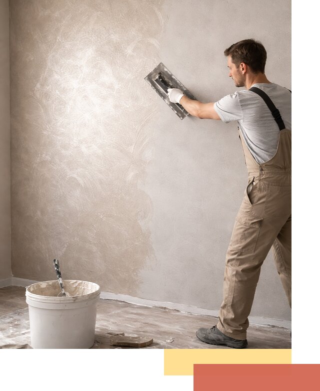 Декоративная штукатурка «Мокрый шелк» под ключ в Сегеже