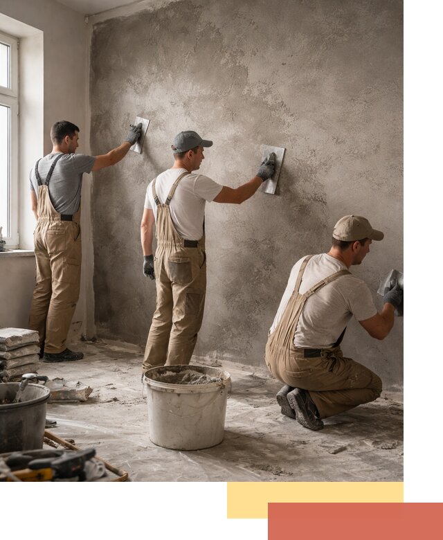 Декоративная штукатурка под бетон в Сегеже для стен и потолков