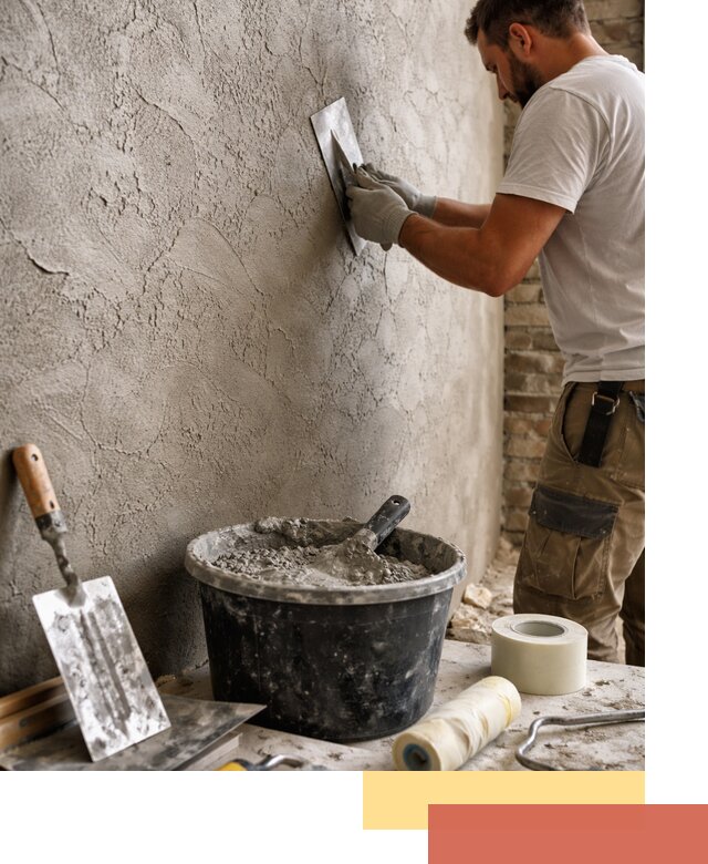 Декоративная штукатурка лофт в Сегеже — отделка стен и потолков