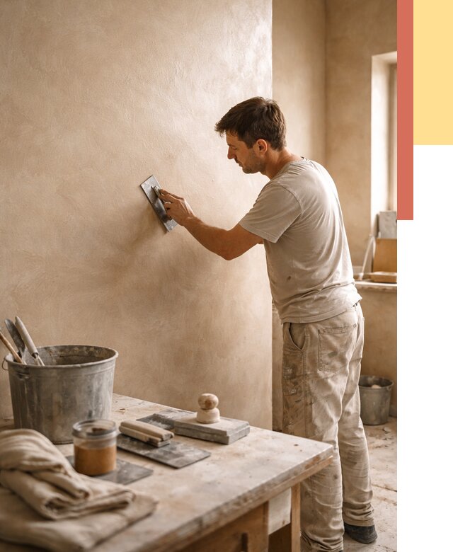 Марокканская штукатурка таделакт в Сегеже под ключ от 4370 руб. | ОТДЕЛОЧНИК-Сгж