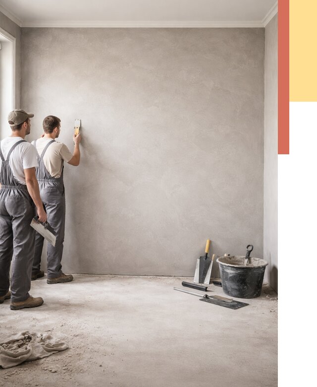 Микробетон на стены в Сегеже от 1301 руб. — нанесение и отделка | ОТДЕЛОЧНИК-Сгж