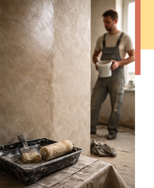 Нанесение воска на штукатурку в Сегеже от 3642 руб. | Услуги ОТДЕЛОЧНИК-Сгж