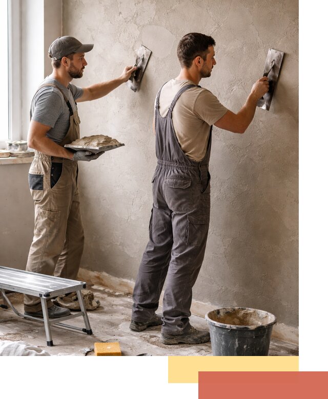 Ремонт декоративной штукатурки и восстановление фактуры в Сегеже