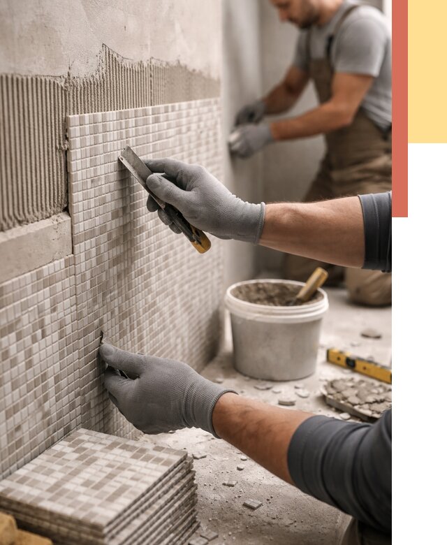 Облицовка стен мозаикой в Сегеже от 3330 руб/м2 — укладка мозаики на стены | ОТДЕЛОЧНИК-Сгж