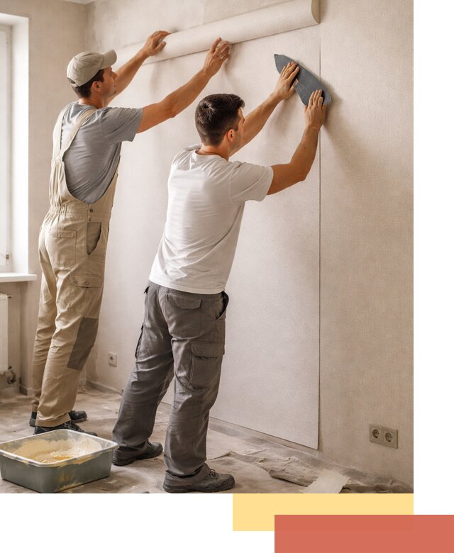 Поклейка виниловых обоев в Сегеже профессионально и качественно