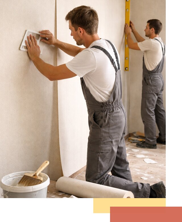 Поклейка бумажных обоев в Сегеже качественно и недорого