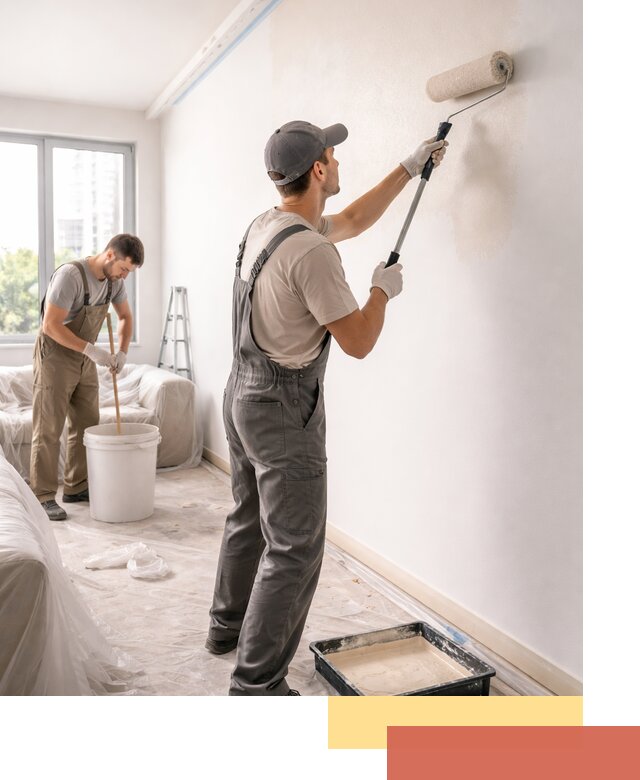 Покраска стен в офисе в Сегеже — быстрый и качественный ремонт