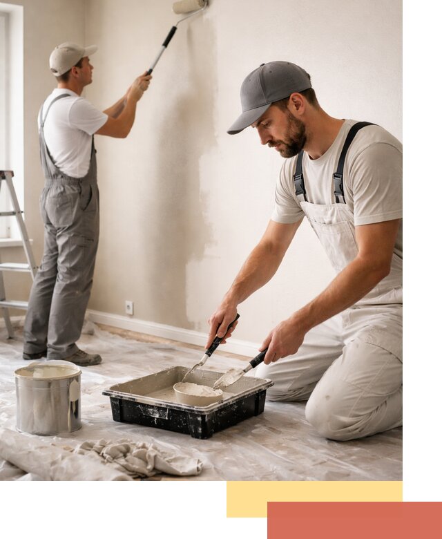 Покраска стен в квартире в Сегеже — профессионально и аккуратно