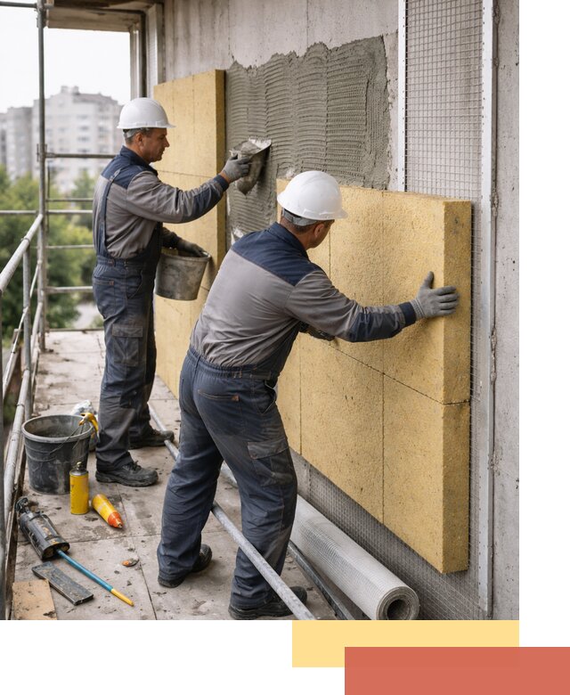 Утепление стен зданий и домов в Сегеже качественно и надежно