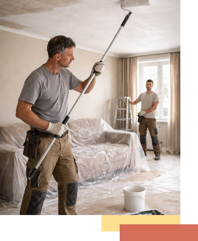 Грунтовка потолка в Сегеже — подготовка под покраску и отделку