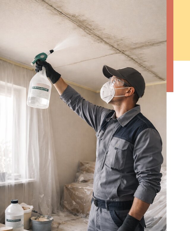 Антисептическая обработка потолка в Сегеже от 2601 руб. | ОТДЕЛОЧНИК-Сгж