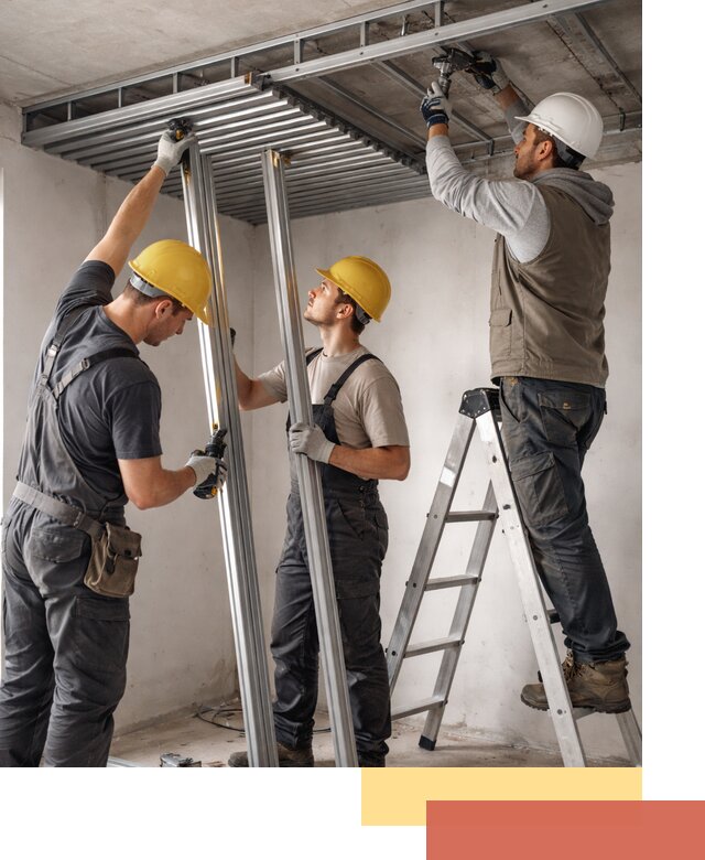 Монтаж реечного потолка под ключ в Сегеже