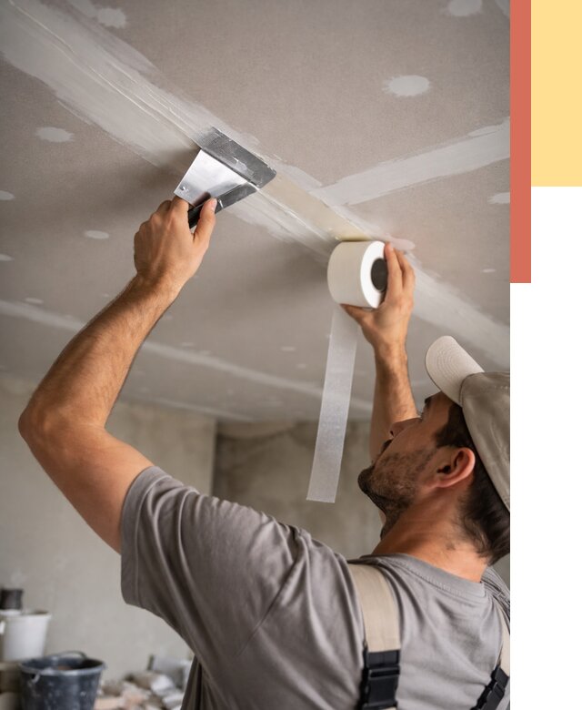 Обработка швов потолка ГКЛ в Сегеже от 7804 руб. под ключ | ОТДЕЛОЧНИК-Сгж