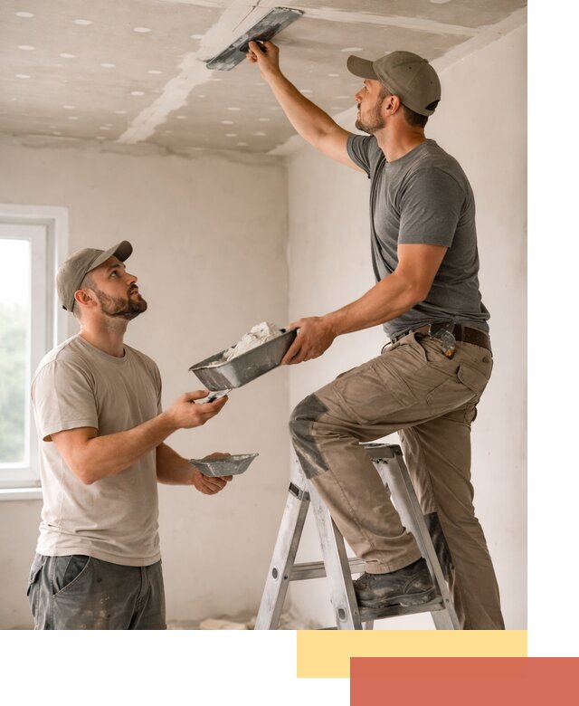 Шпаклевка потолка из гипсокартона в Сегеже качественно и быстро